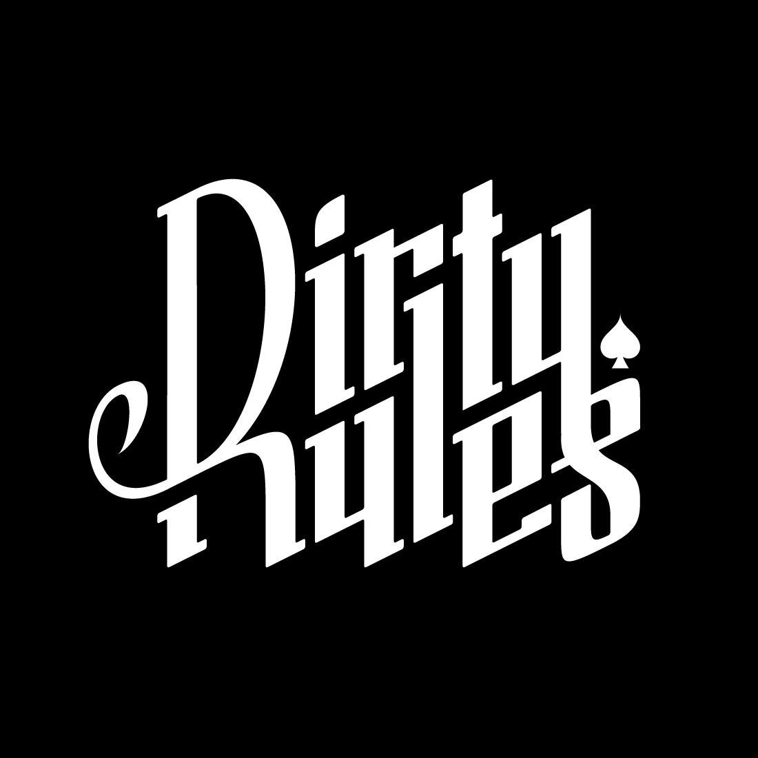 Logo Dirty Rules Blanco